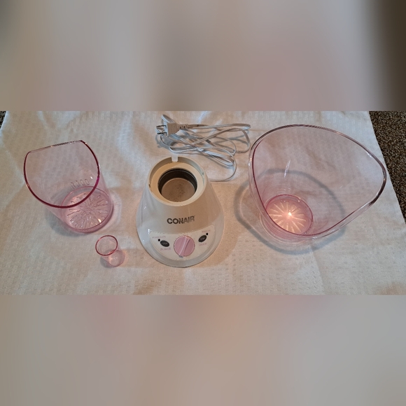 Conair True Glow Facial Sauna System, Pink/White - Picture 1 of 8